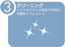 高級衣類のクリーニングアルテフェロ(株)の依頼の流れ3